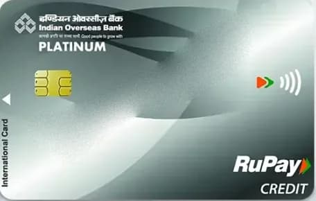 IOB RuPay Platinum Credit Card