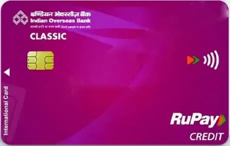 IOB RuPay Classic Credit Card