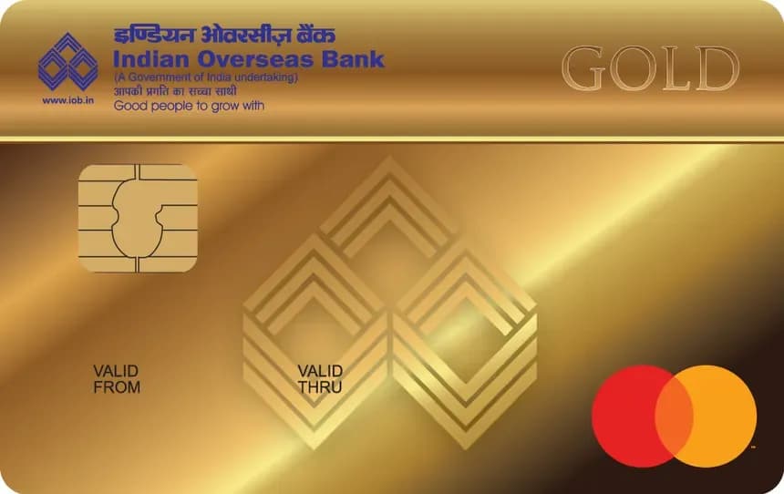 IOB Visa Gold Credit Card