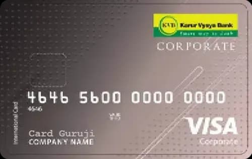 KVB Corporate Credit Card