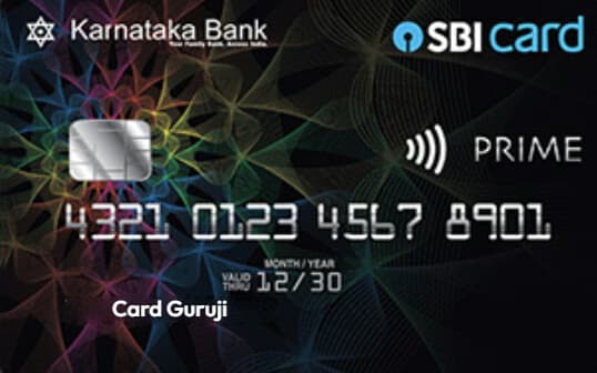 Karnataka Bank SBI Card PRIME