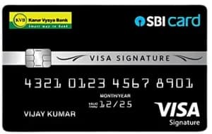 Karur Vysya Bank SBI Signature Credit Card