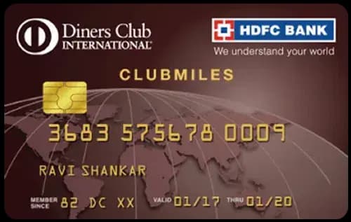 HDFC Diners ClubMiles Credit Card