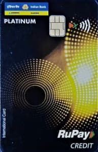 Indian Bank RuPay Platinum Credit Card