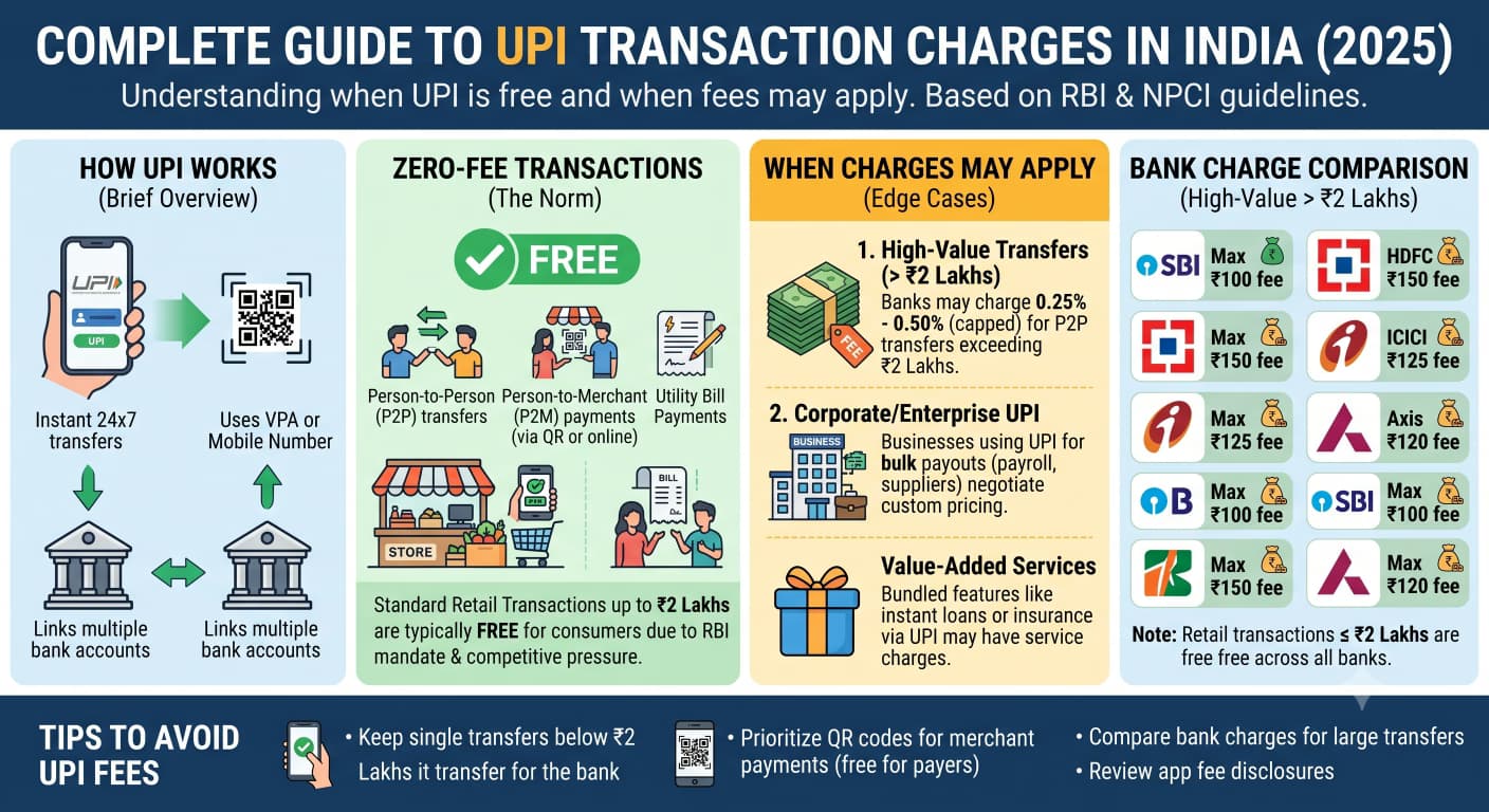 Understanding UPI Transaction Charges in India: A Comprehensive Guide